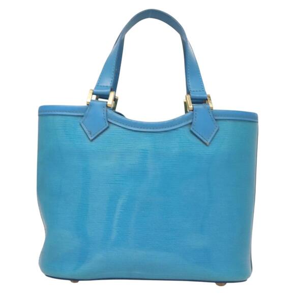 LOUIS VUITTON Epi Plage Mini Lagoon Bay Hand Bag Blue M92472 - Picture 3 of 12